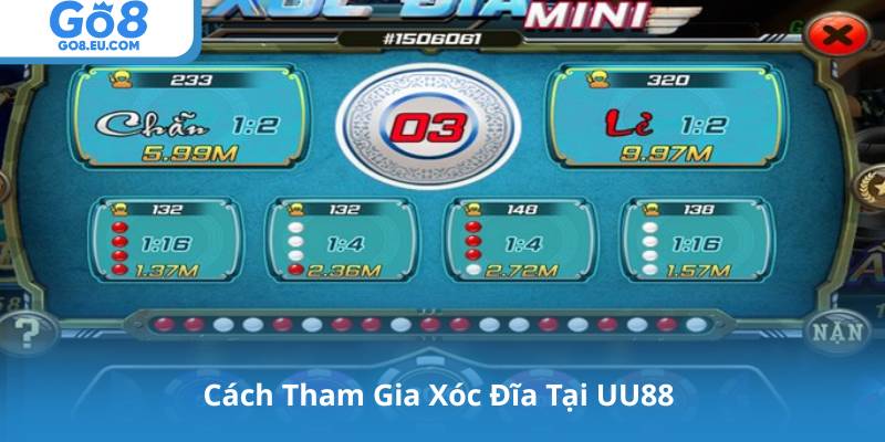 Cách Tham Gia Xóc Đĩa Tại Go8